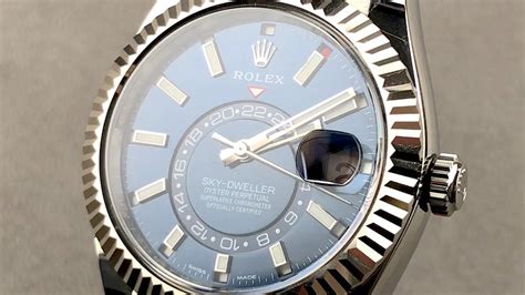 rolex bleu ciel|rolex sky dweller price.